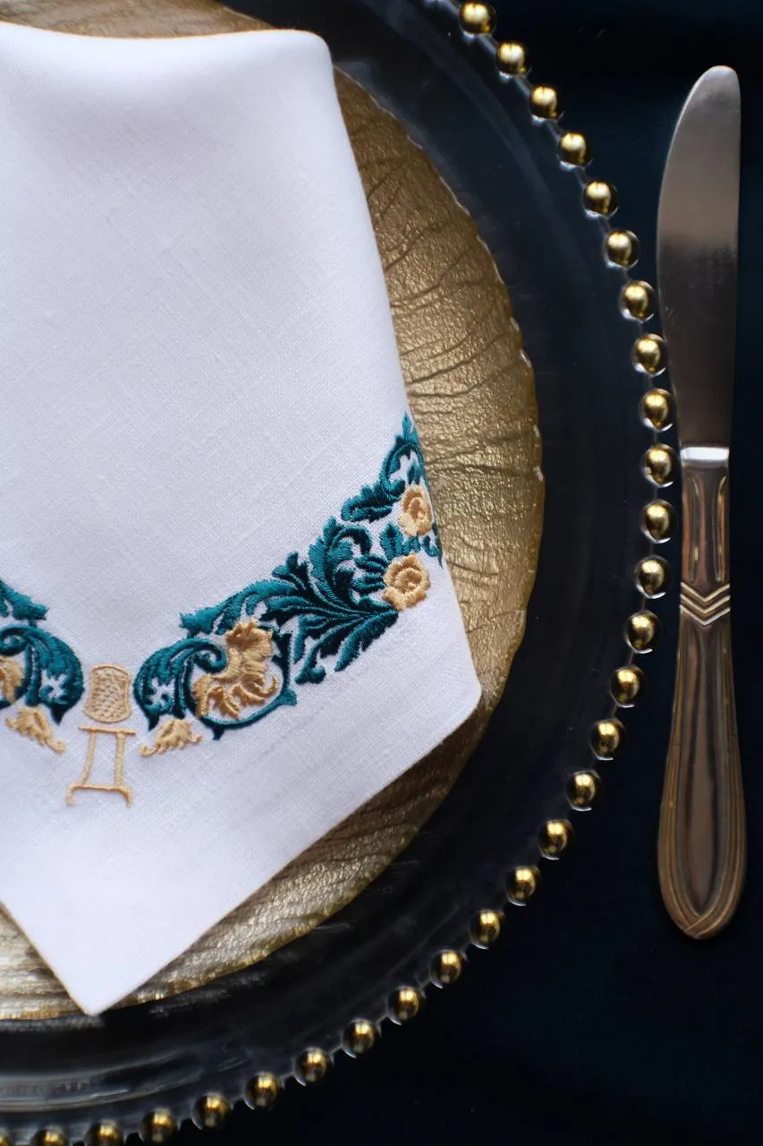 #002 | Elegant Wedding Styling | Personalized | Linen napkins