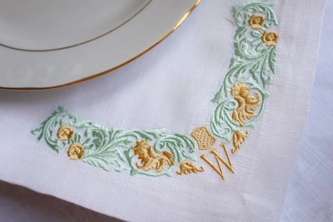 #002 | Elegant Wedding Styling | Personalized | Linen napkins