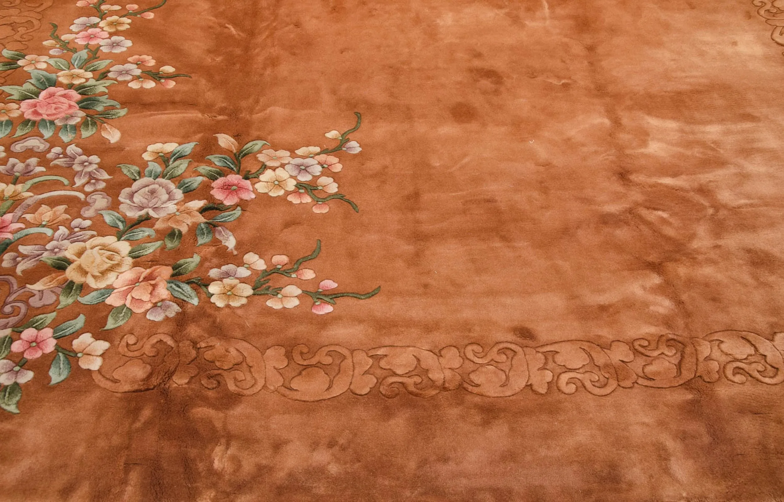 10x14 Vintage Art Deco Carpet