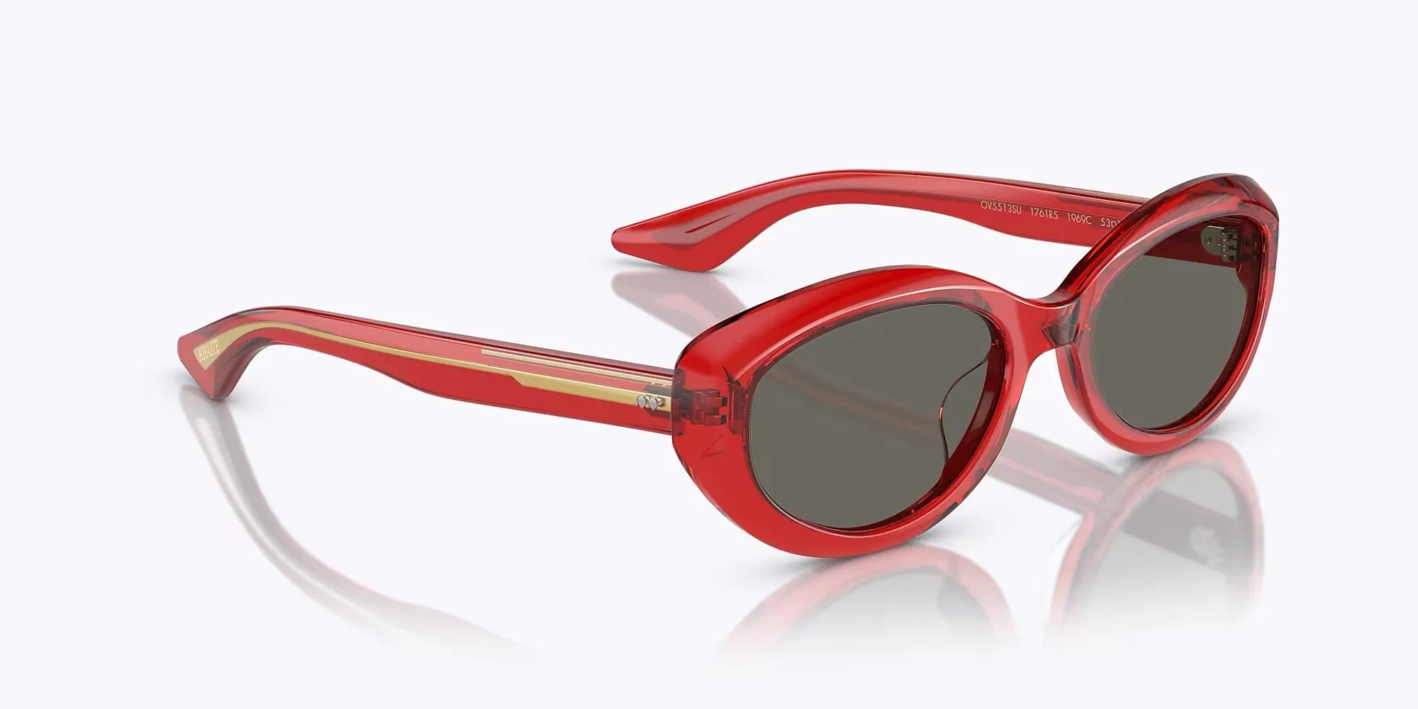 1969C-Translucent Red / Carbon Grey