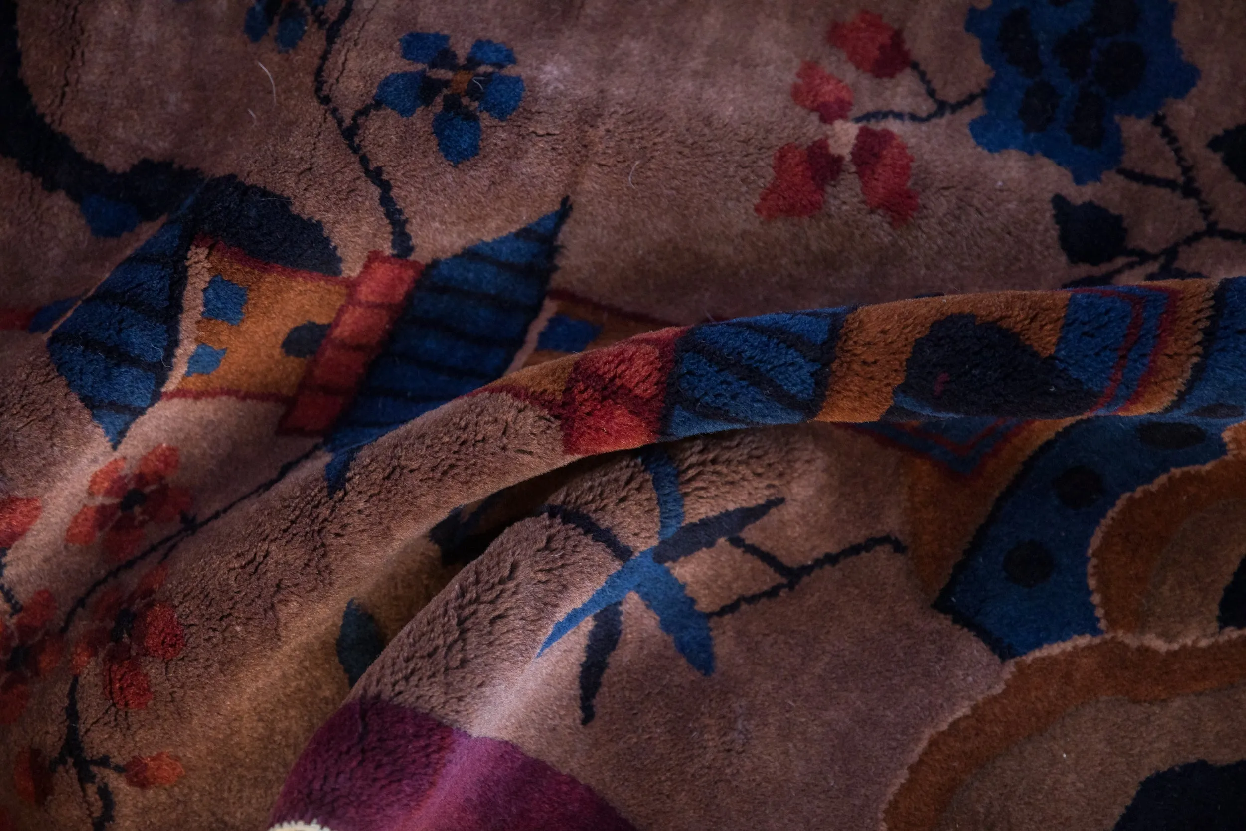 2.5x4.5 Vintage Art Deco Rug