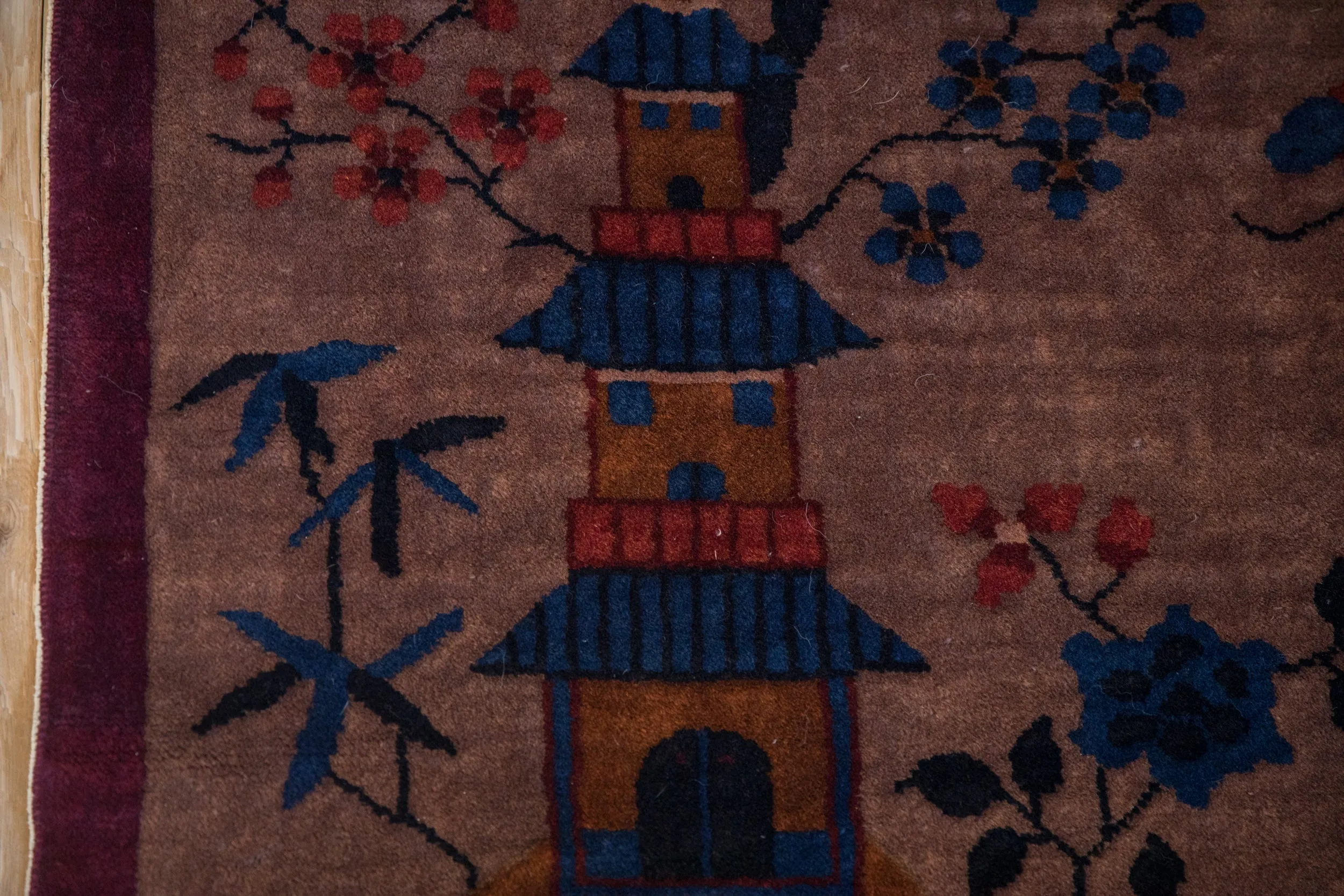 2.5x4.5 Vintage Art Deco Rug