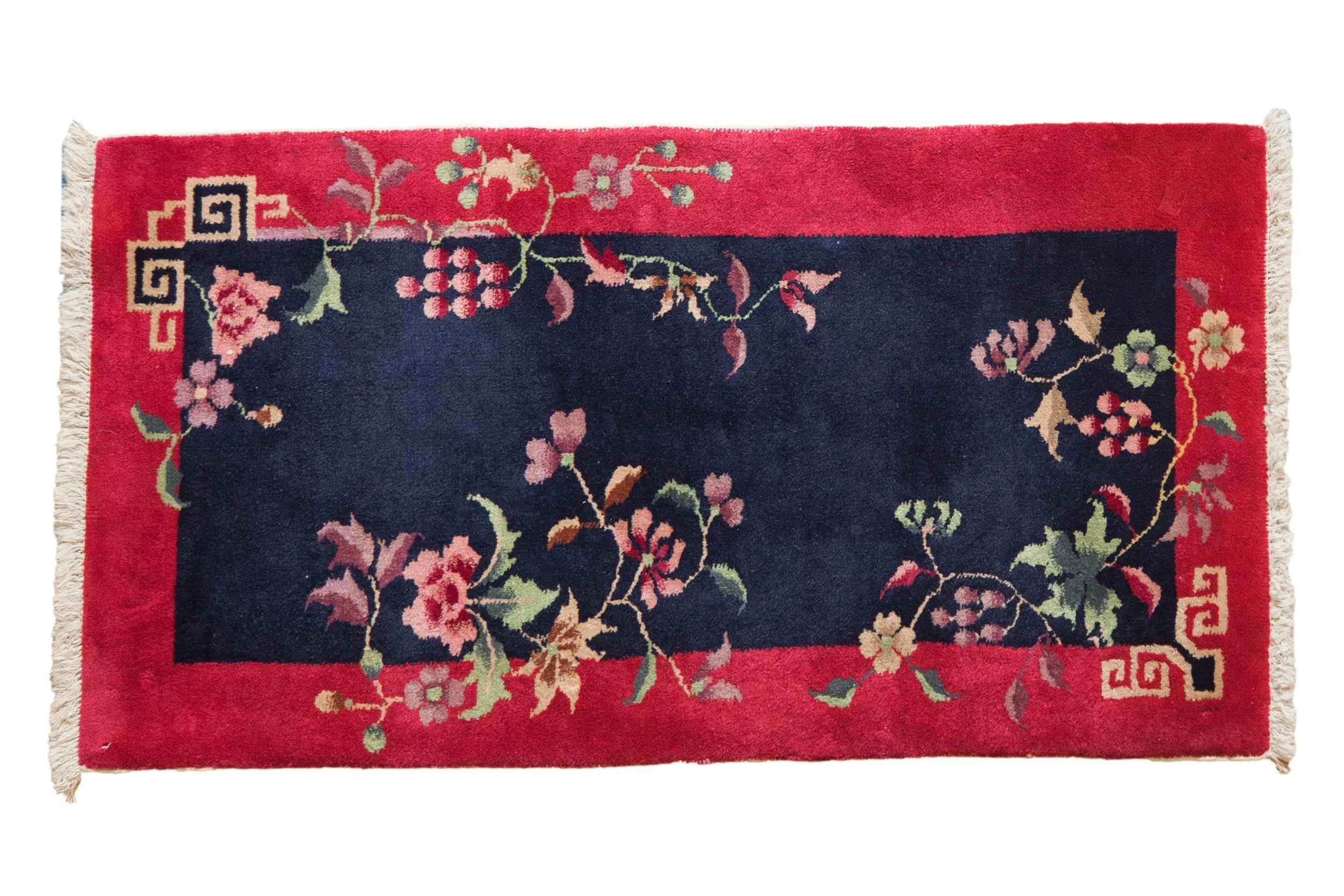2x4 Vintage Nichols Art Deco Rug Runner