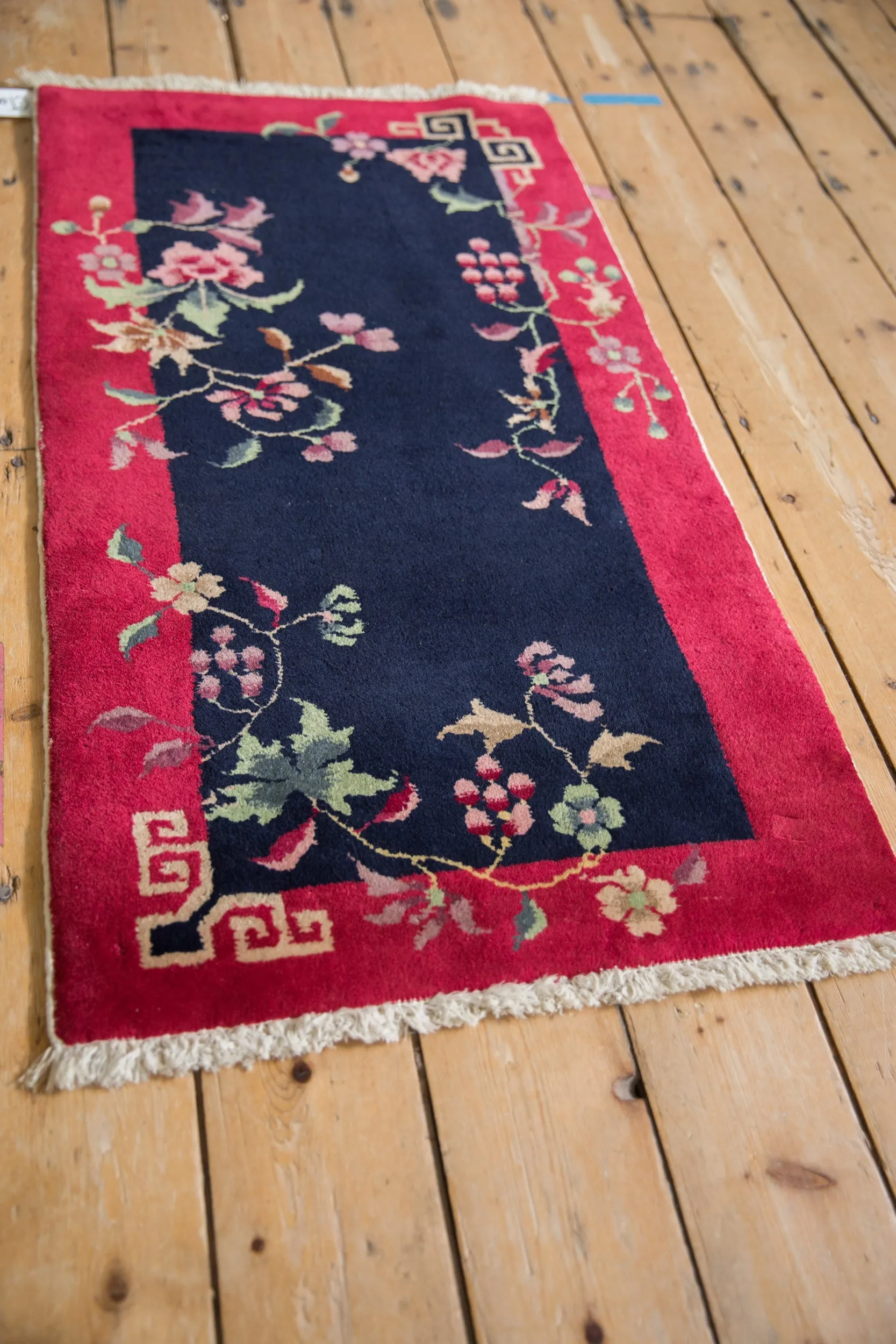 2x4 Vintage Nichols Art Deco Rug Runner