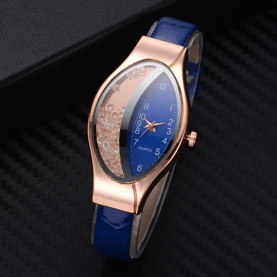 30 Pieces) Snakeskin Band Ellipse Watch