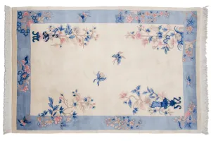 6x9 Vintage Art Deco Carpet