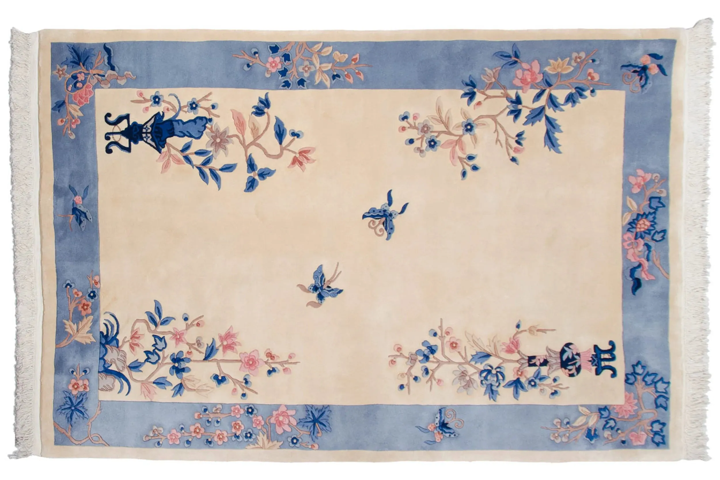6x9 Vintage Art Deco Carpet