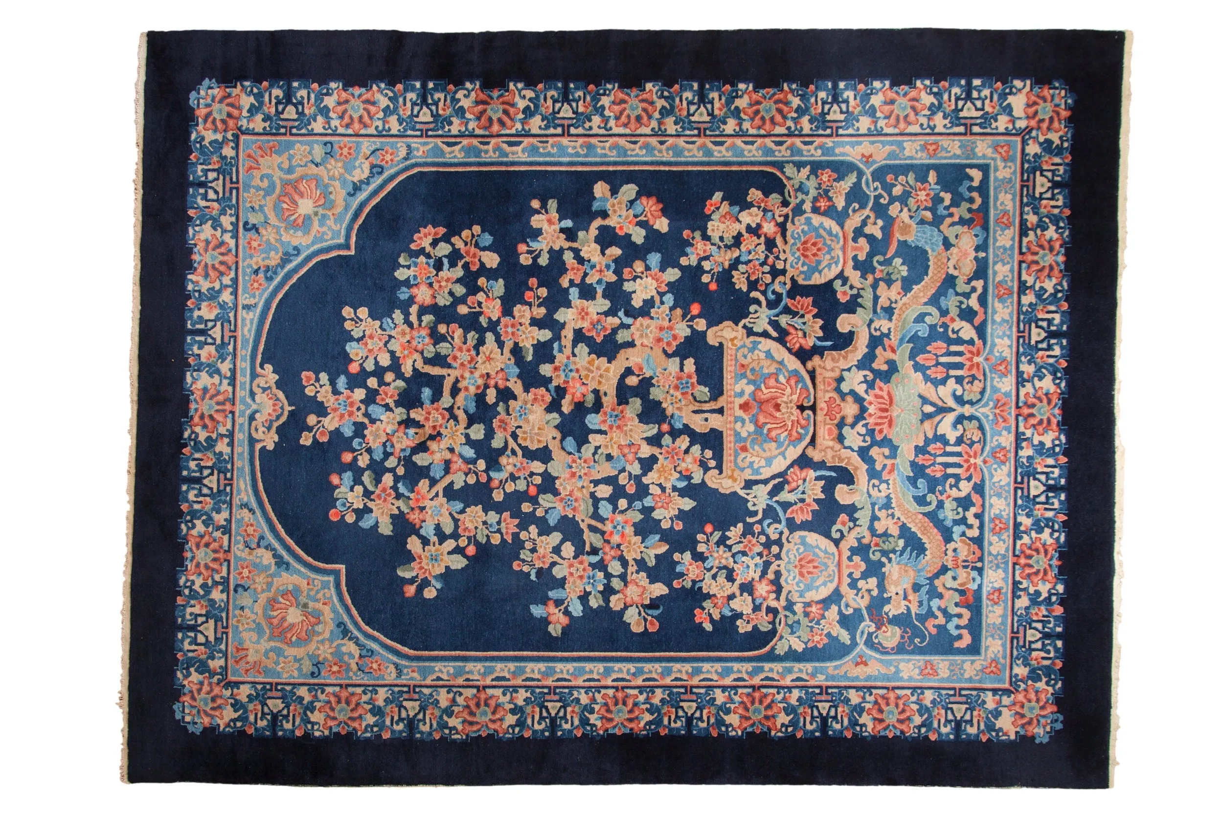 9x12 Vintage Art Deco Carpet