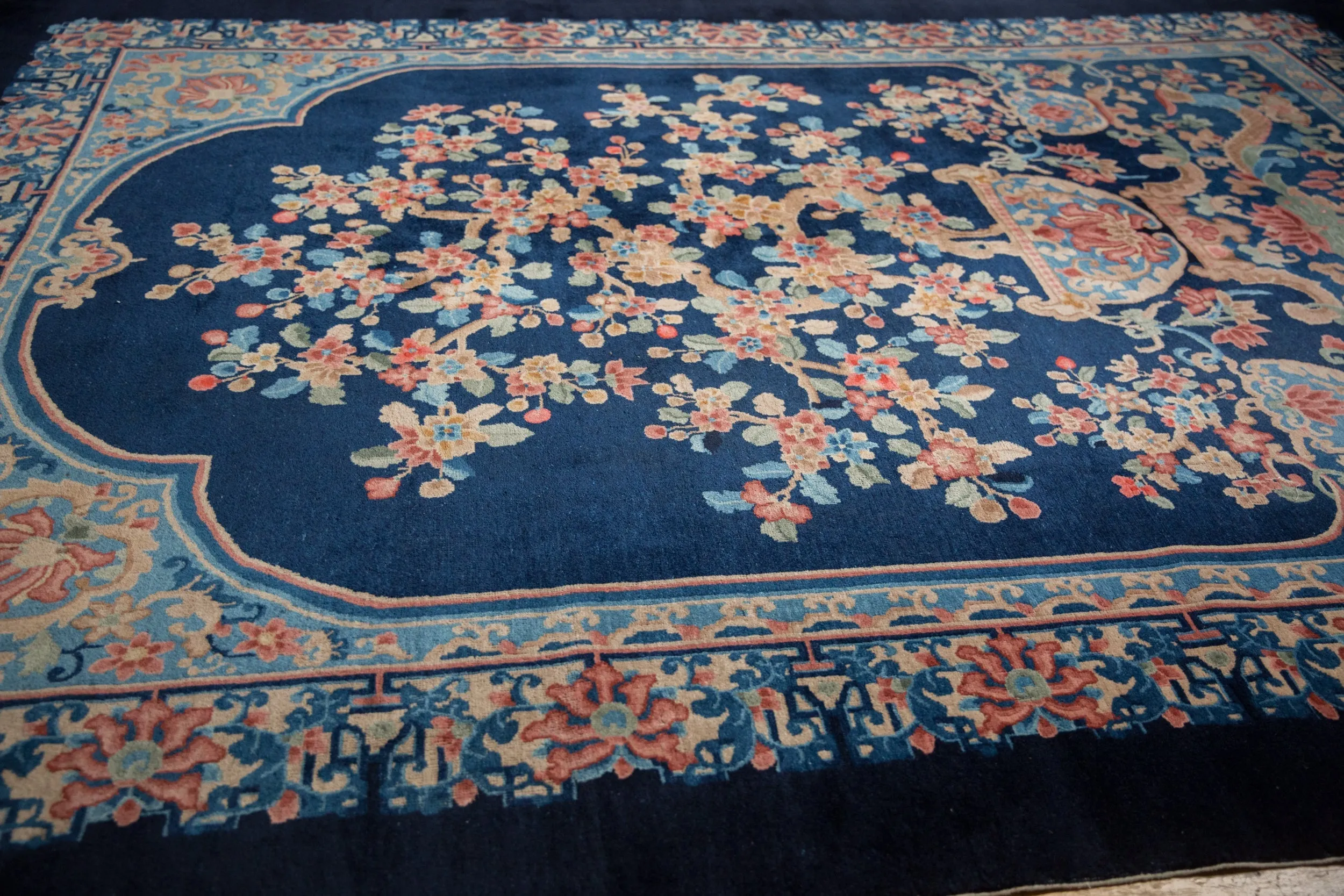 9x12 Vintage Art Deco Carpet