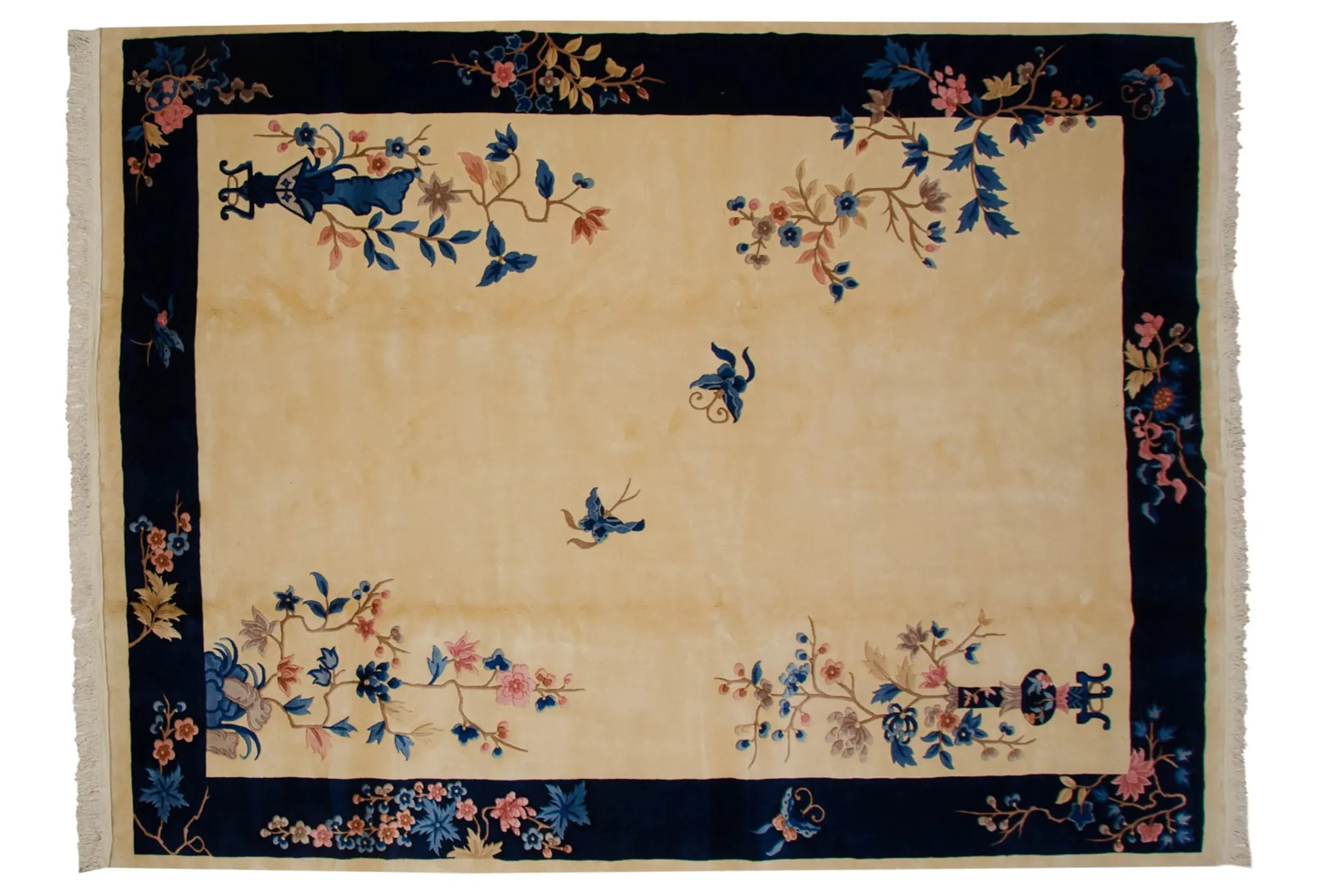 9x12 Vintage Art Deco Carpet