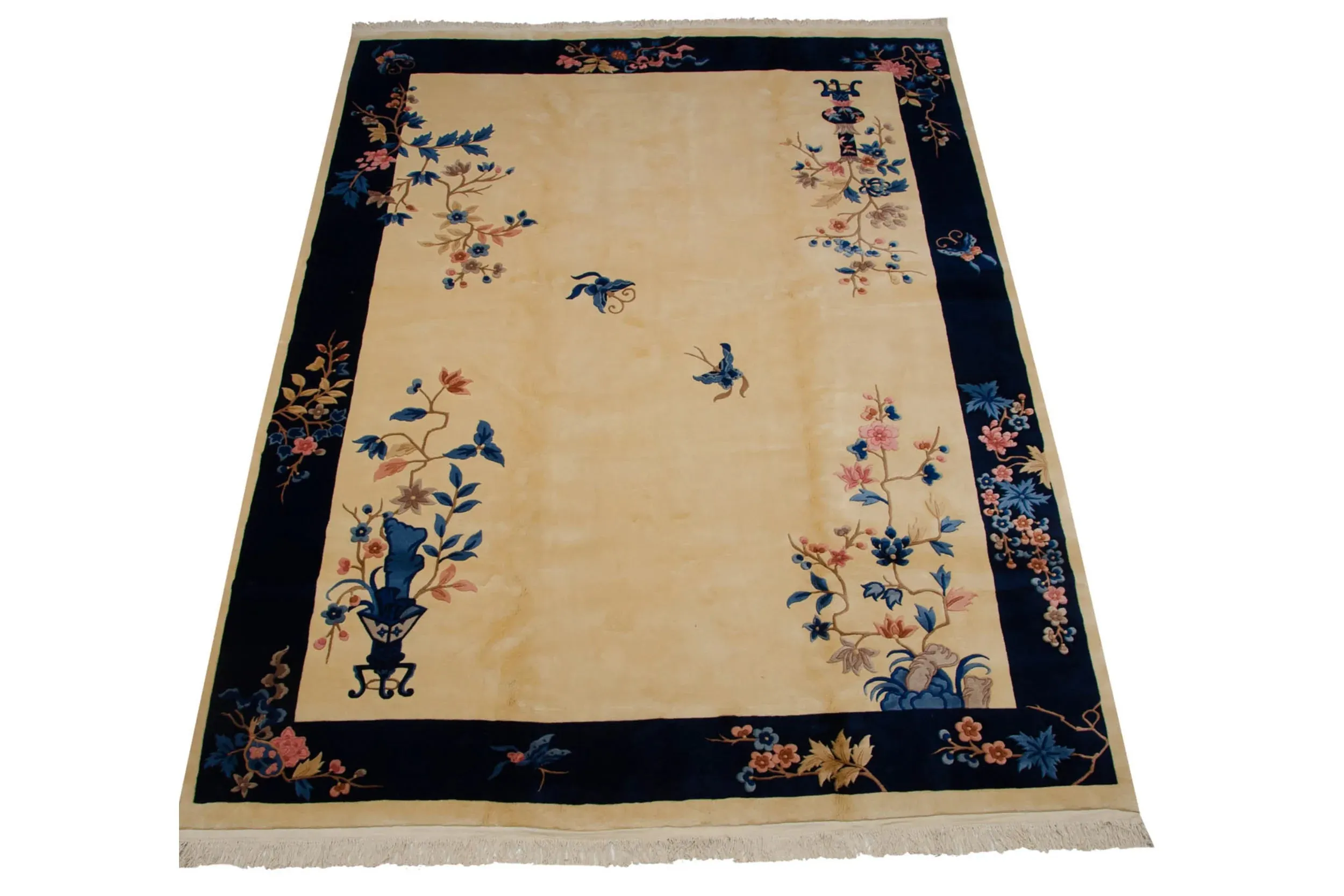 9x12 Vintage Art Deco Carpet