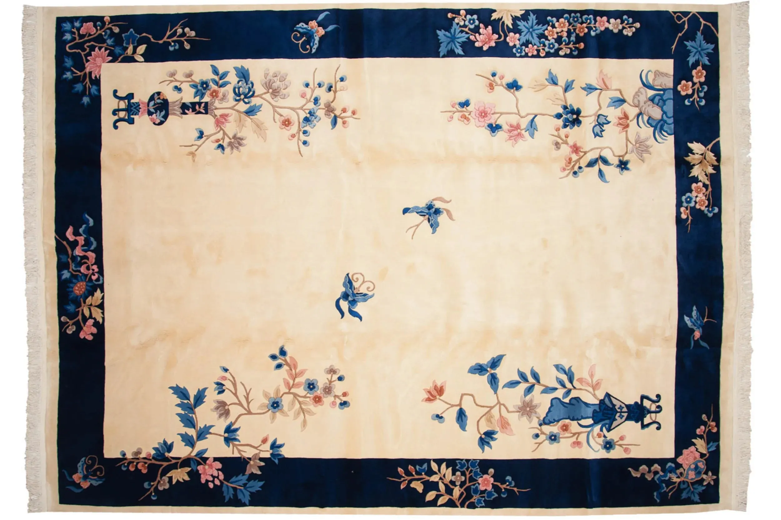 9x12 Vintage Art Deco Carpet