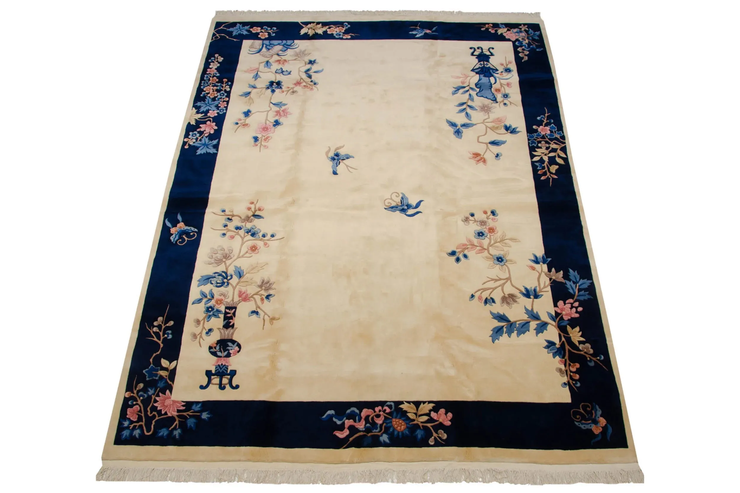 9x12 Vintage Art Deco Carpet