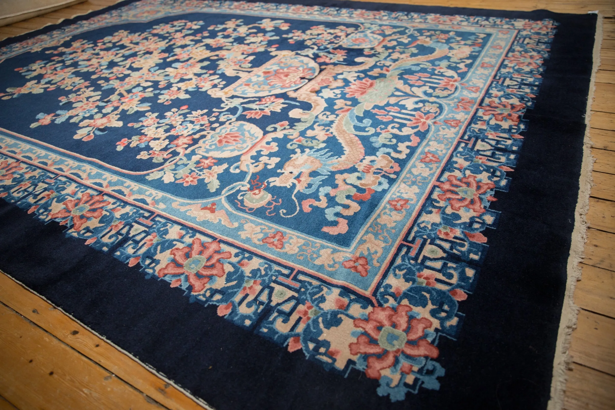 9x12 Vintage Art Deco Carpet