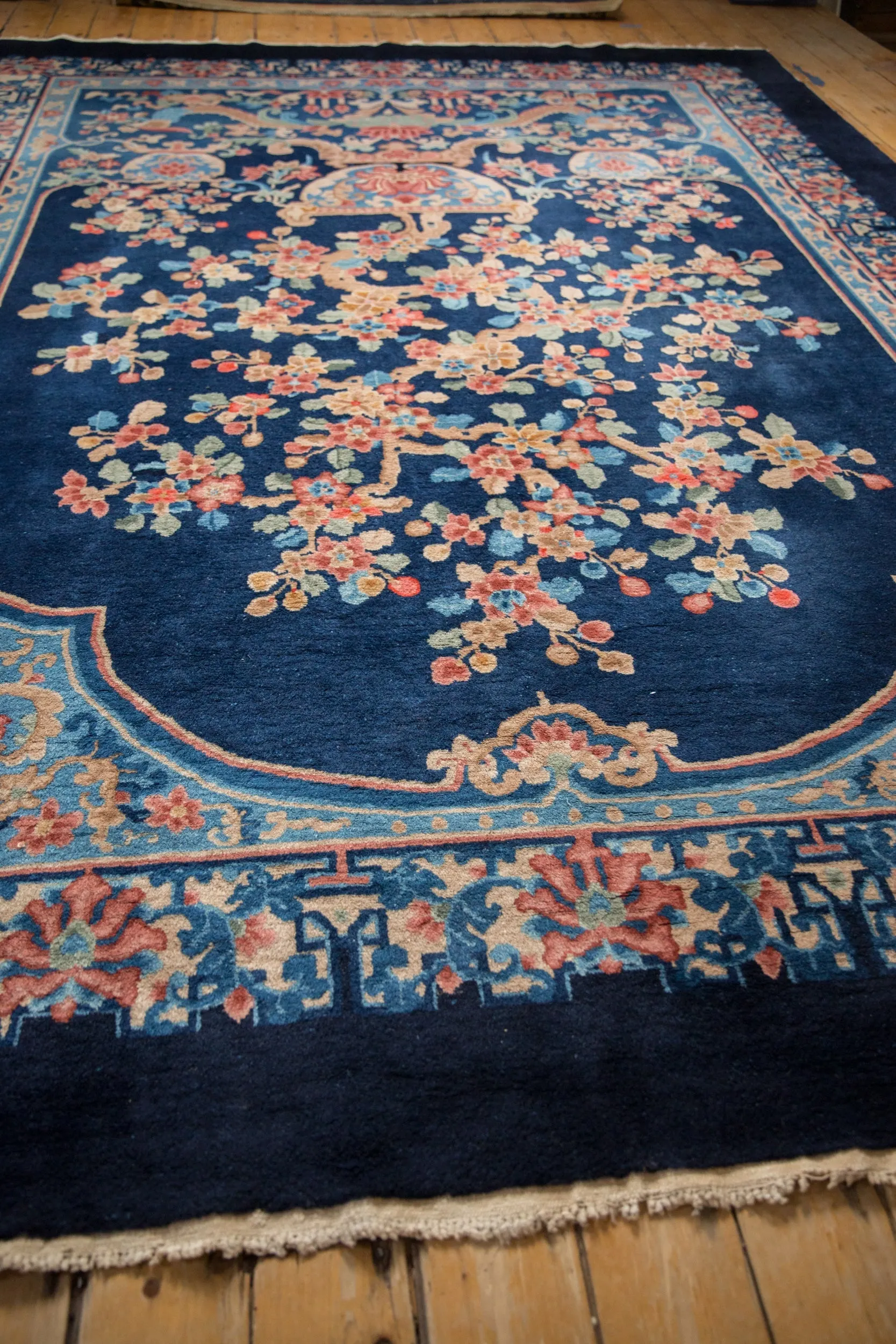 9x12 Vintage Art Deco Carpet