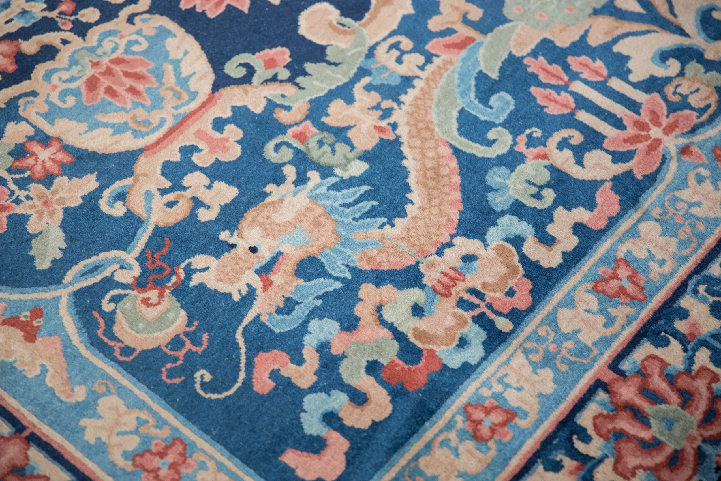 9x12 Vintage Art Deco Carpet