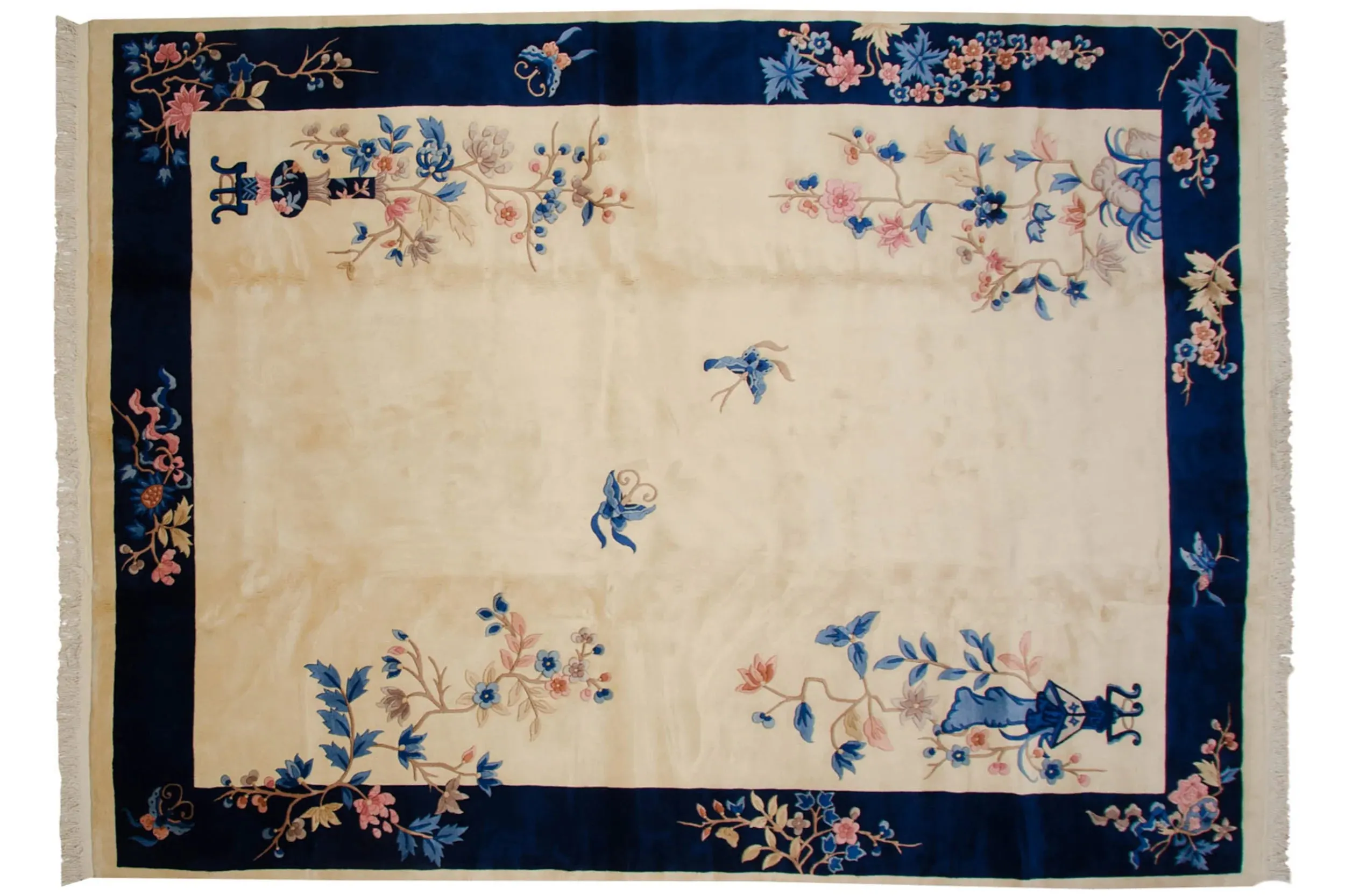 9x12 Vintage Art Deco Carpet