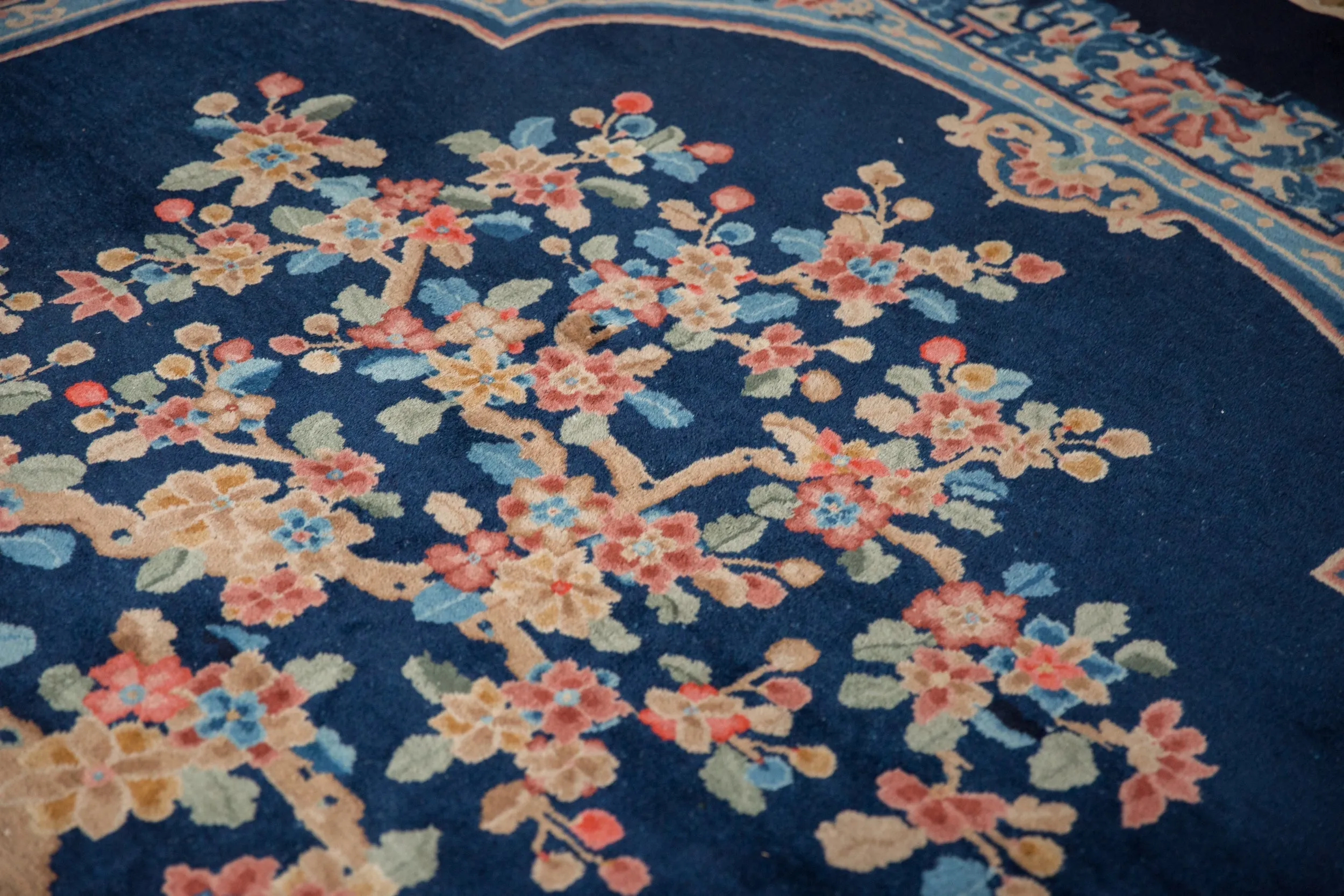 9x12 Vintage Art Deco Carpet