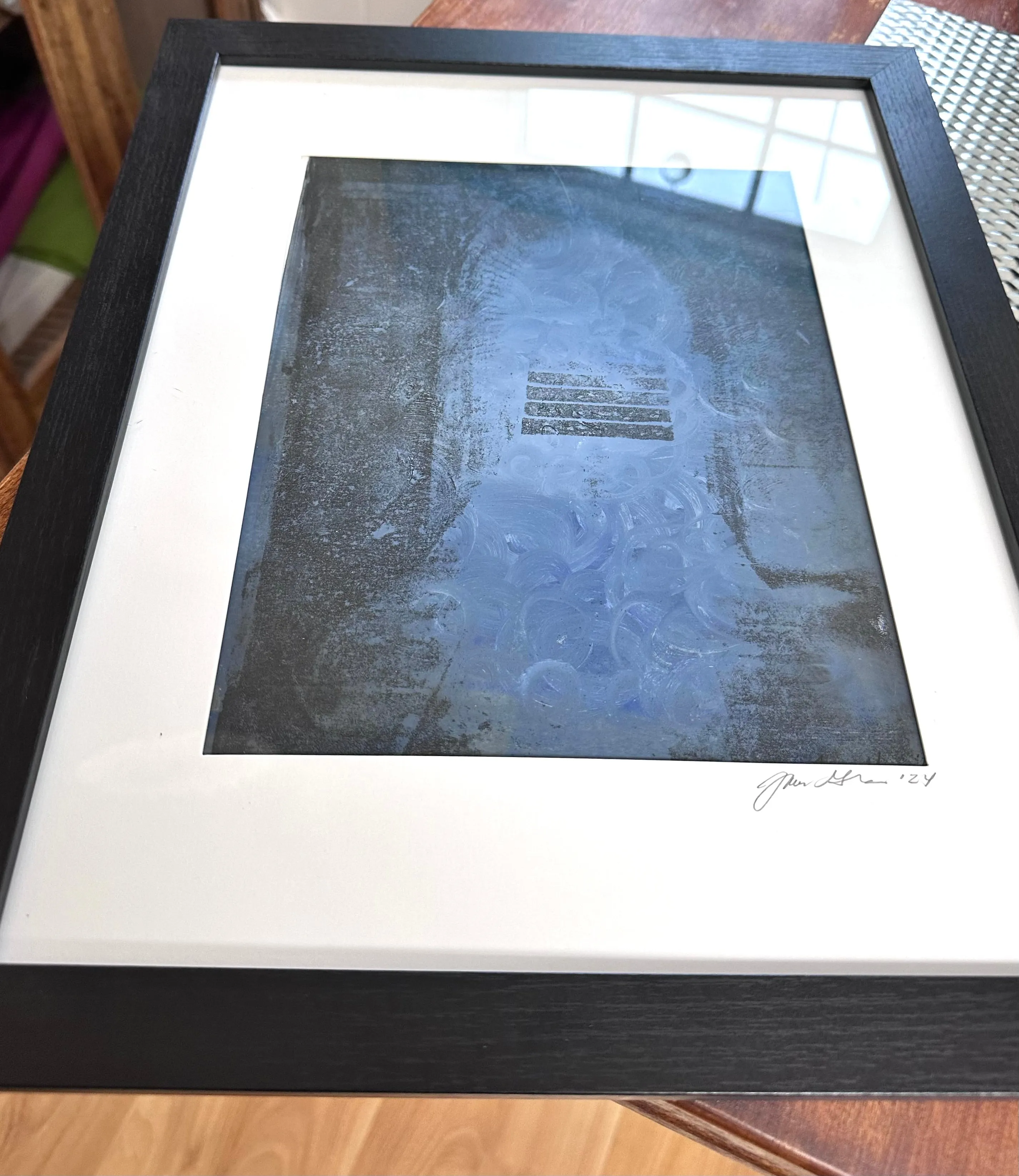 Acrylic Gel Prints- Framed, One of a Kind Artwork- The Doorway