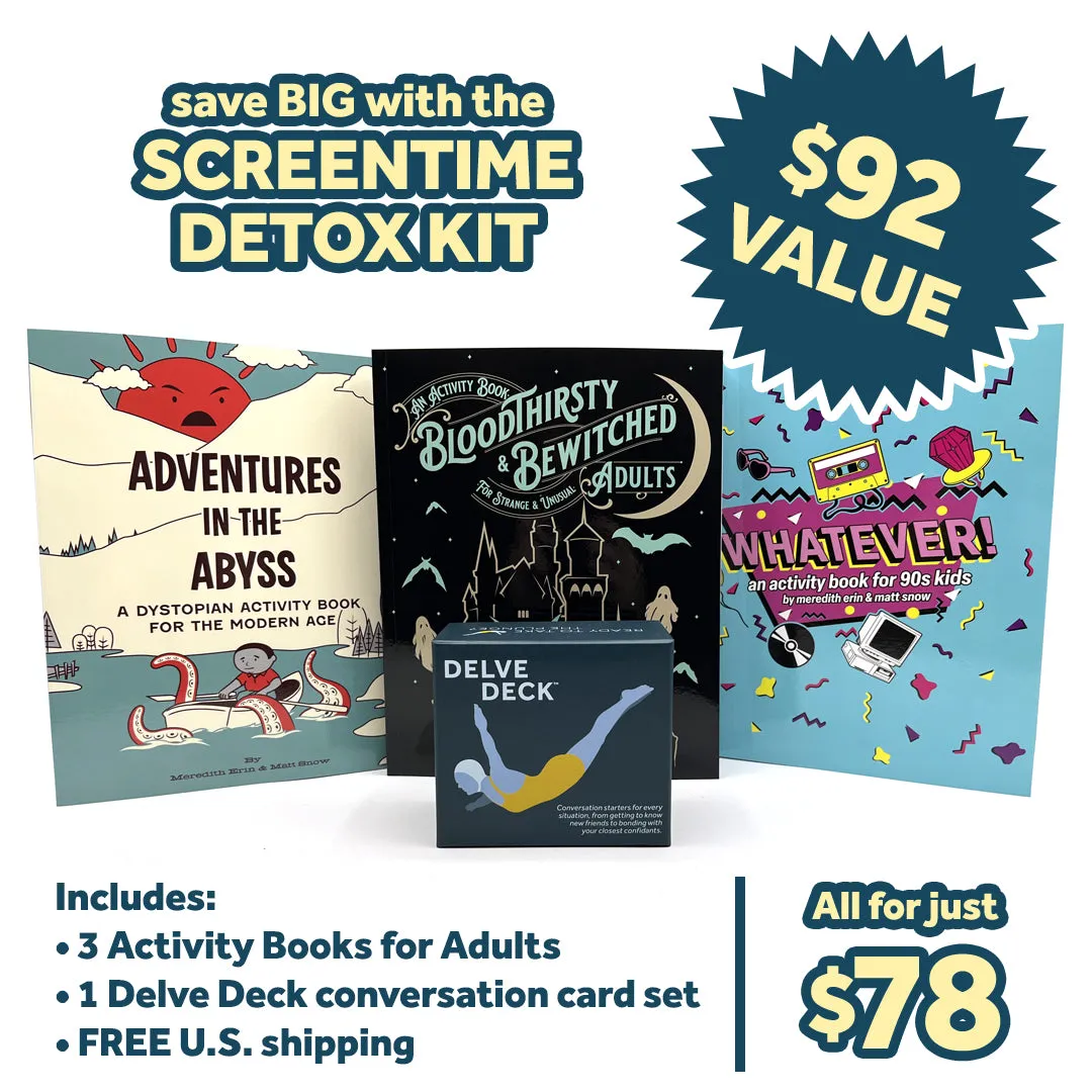 Activity Books   Delve Deck Bundle