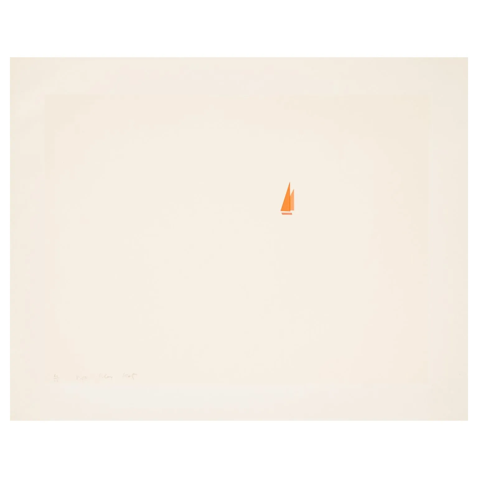 ALEX KATZ "PROVINCETOWN RED SAILS" 1973