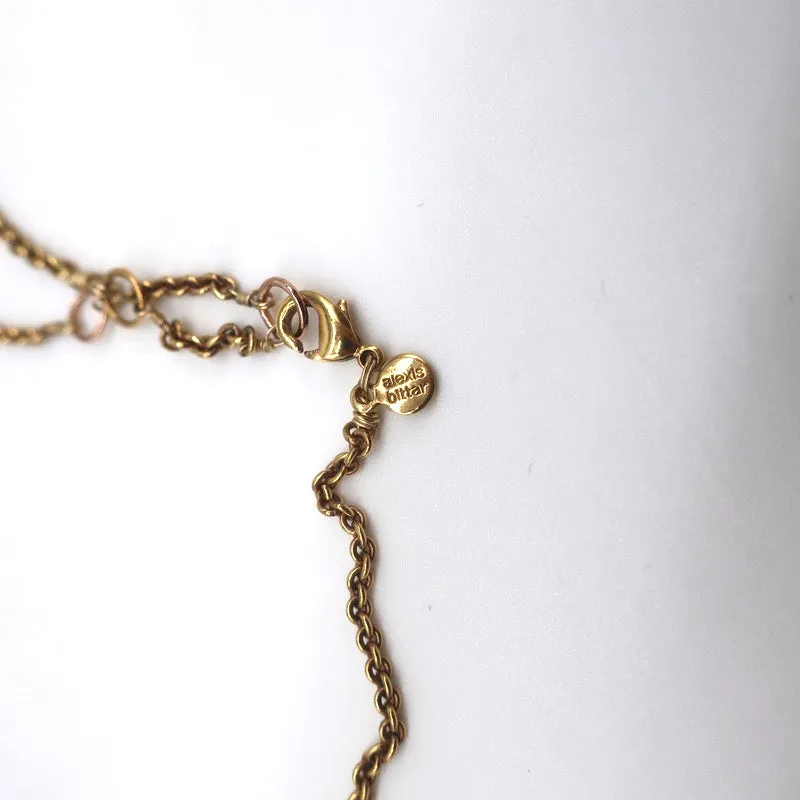 Alexis Bittar Miss Havisham Crystal-Embellished Necklace Rose Gold