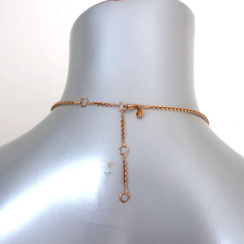 Alexis Bittar Miss Havisham Crystal-Embellished Necklace Rose Gold