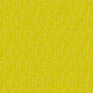 Alison Glass Fabric | Soliloquy | Enough | Chartreuse