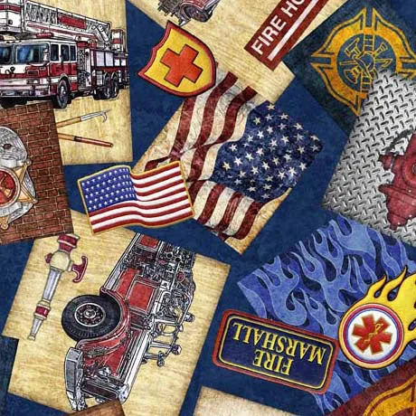 American Heroes Firefighter 2600-30679-N Navy