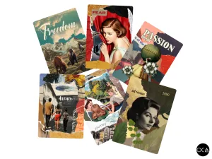 Archetype Chapter Cards Part Three | Storyteller Oracle Cards Gift Set (Pre-order) Original Collage/Vintage Design