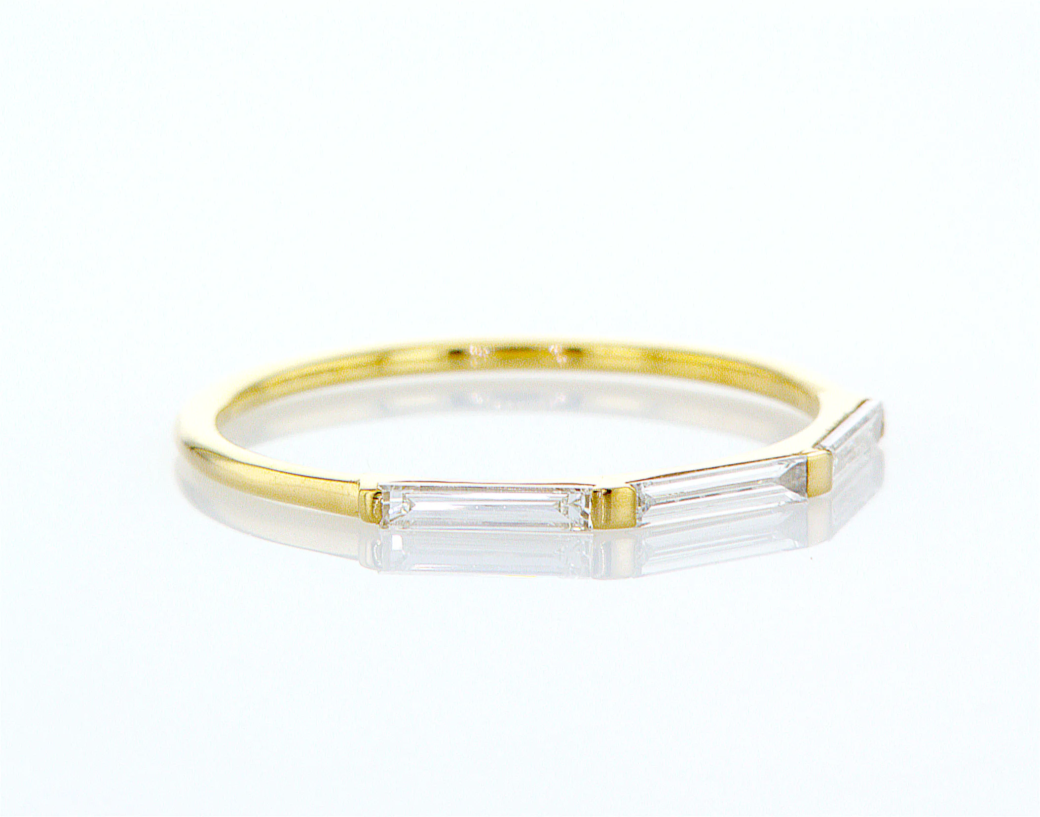 Art Deco Baguette Cluster Diamond Ring