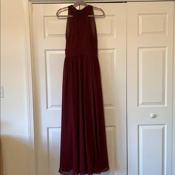 Azazie Iman Cabernet Gown Size 8