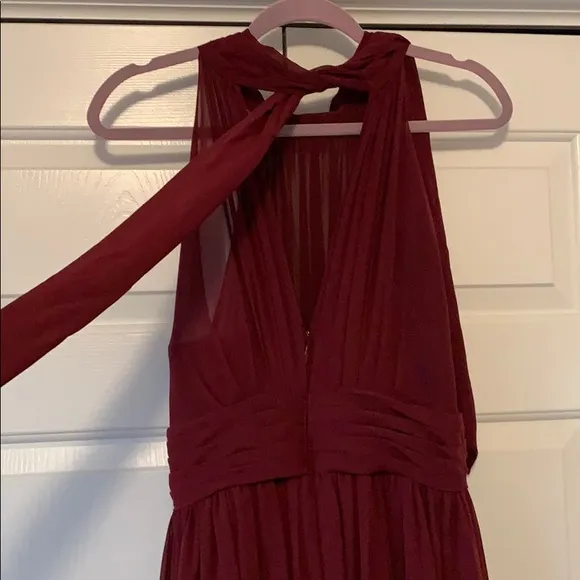 Azazie Iman Cabernet Gown Size 8