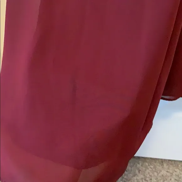 Azazie Iman Cabernet Gown Size 8