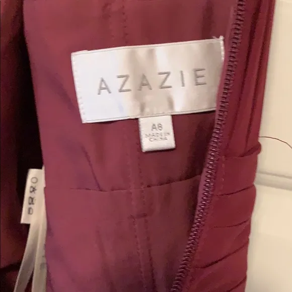 Azazie Iman Cabernet Gown Size 8