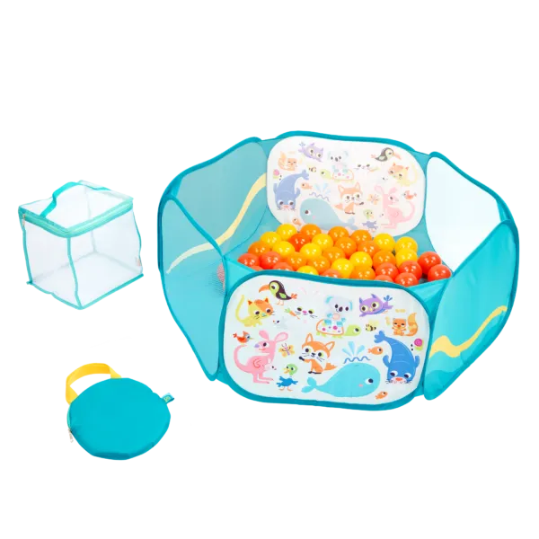 B. Mini Playspace Ball Pit with Balls