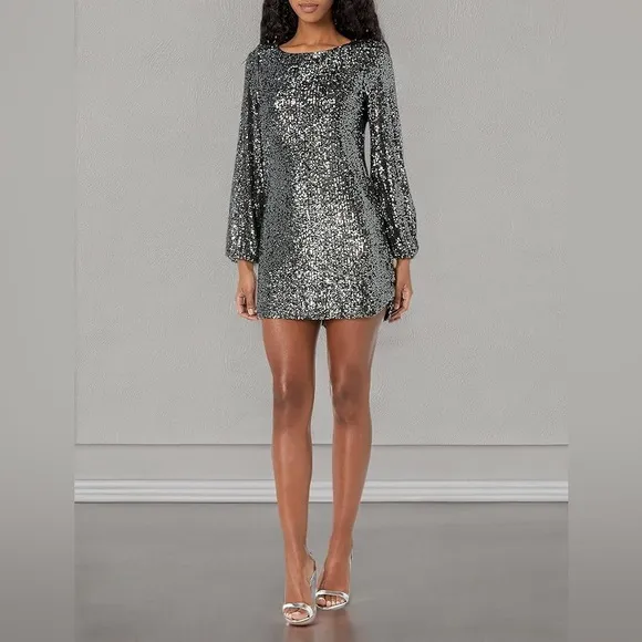 BB Dakota Steve Madden Delorean Sequin Dress