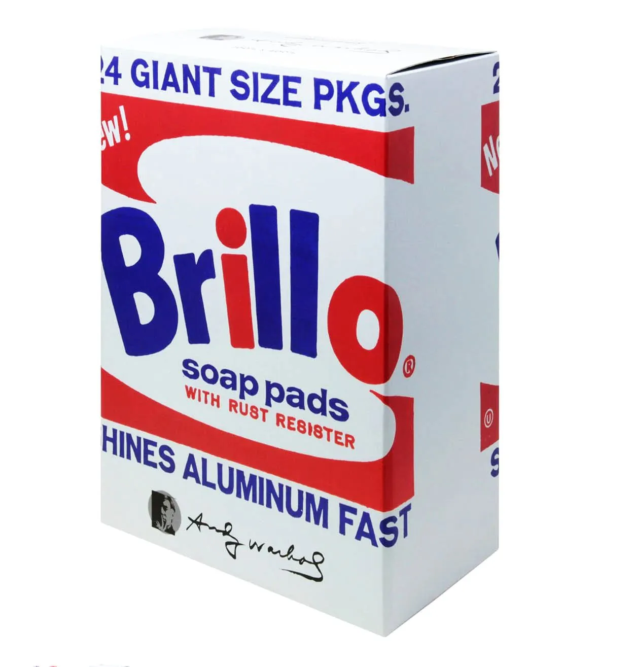 BEARBRICK Andy Warhol's 'Brillo' (400%   100%)