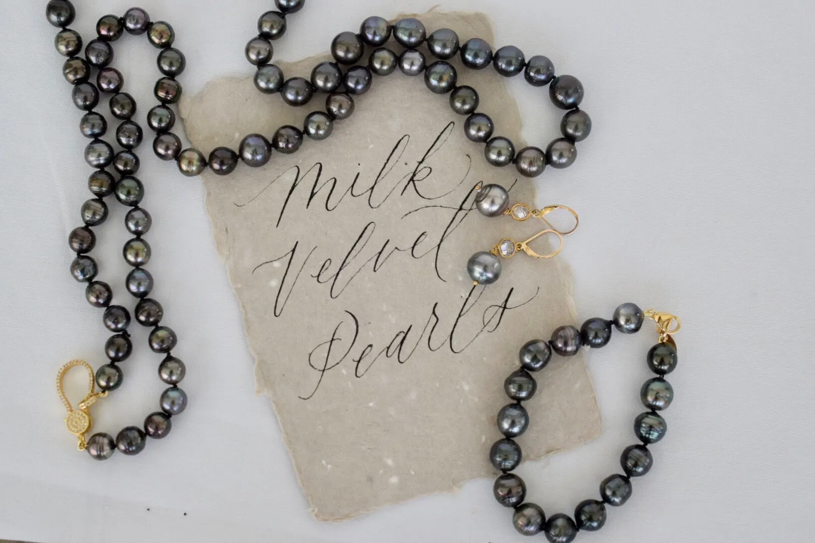 Black Tahitian Pearl Bracelet