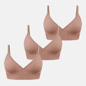 Bria Bralette - Multi-Packs - Skin Bronze