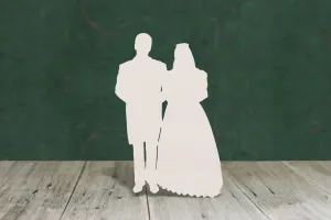 Bride and groom - wooden craft blank - 4mm Plywood