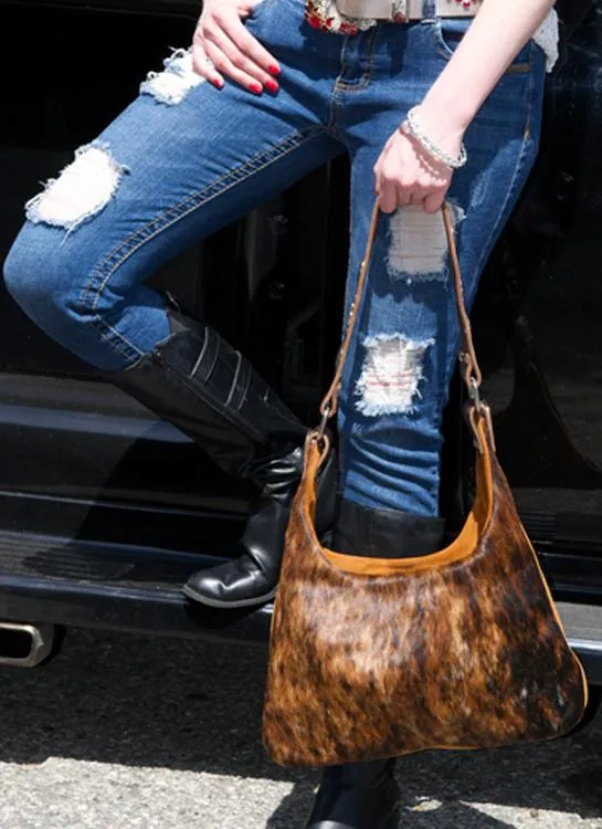 Brindle Cowhide Purse