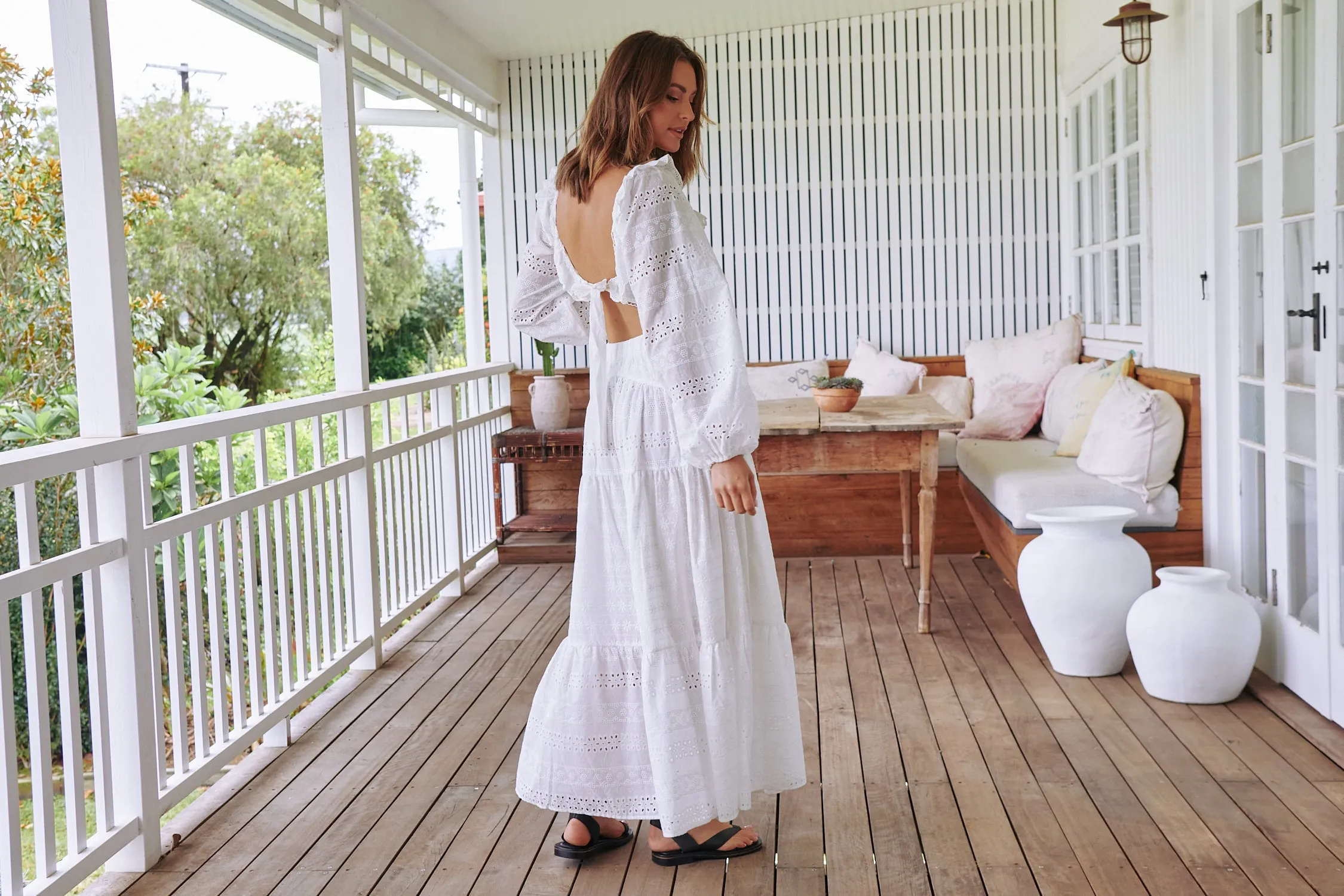 Brookes Skirt  - White Te Amo