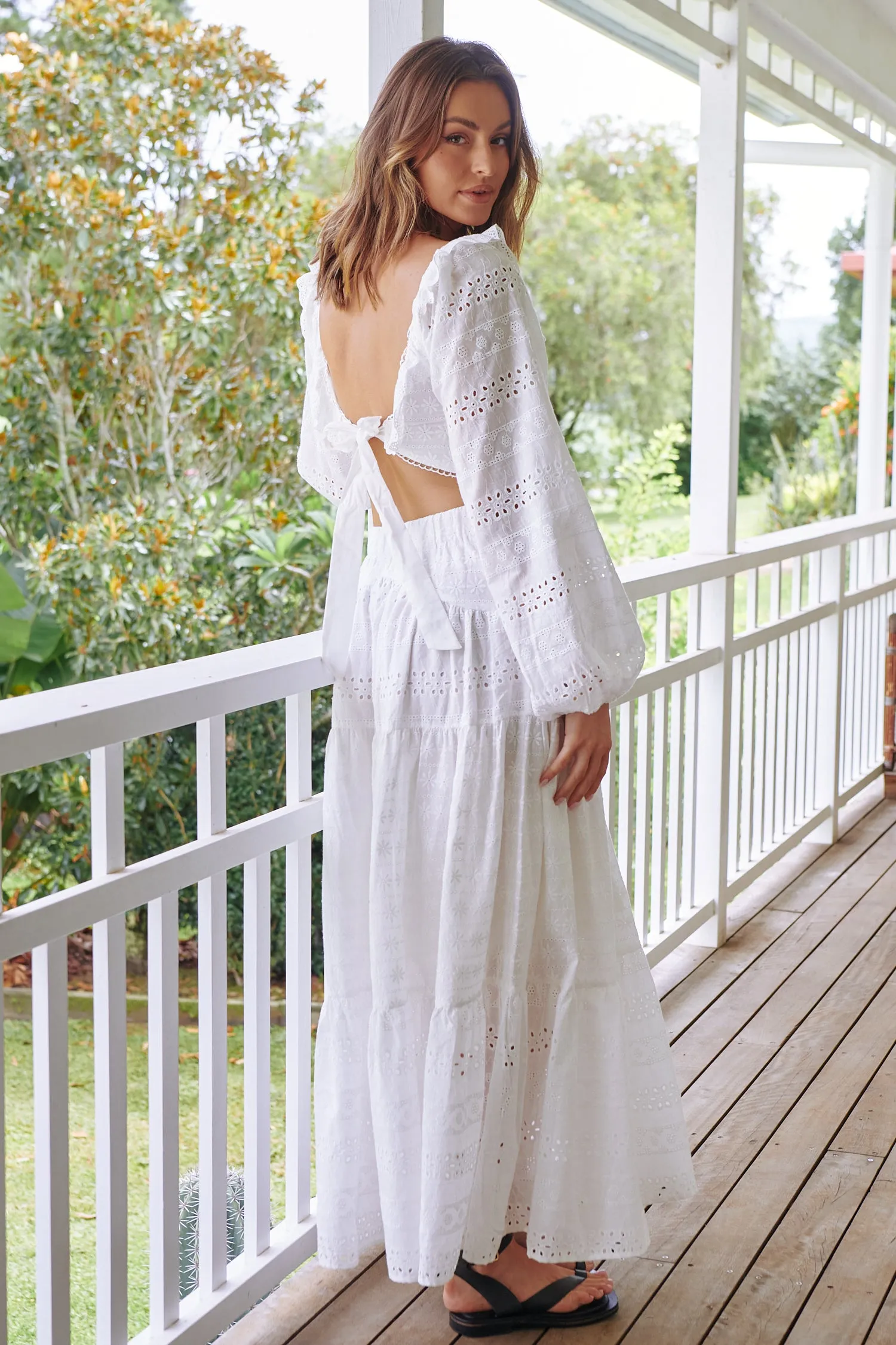 Brookes Skirt  - White Te Amo
