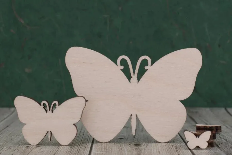 Butterfly wooden blank shape - plywood