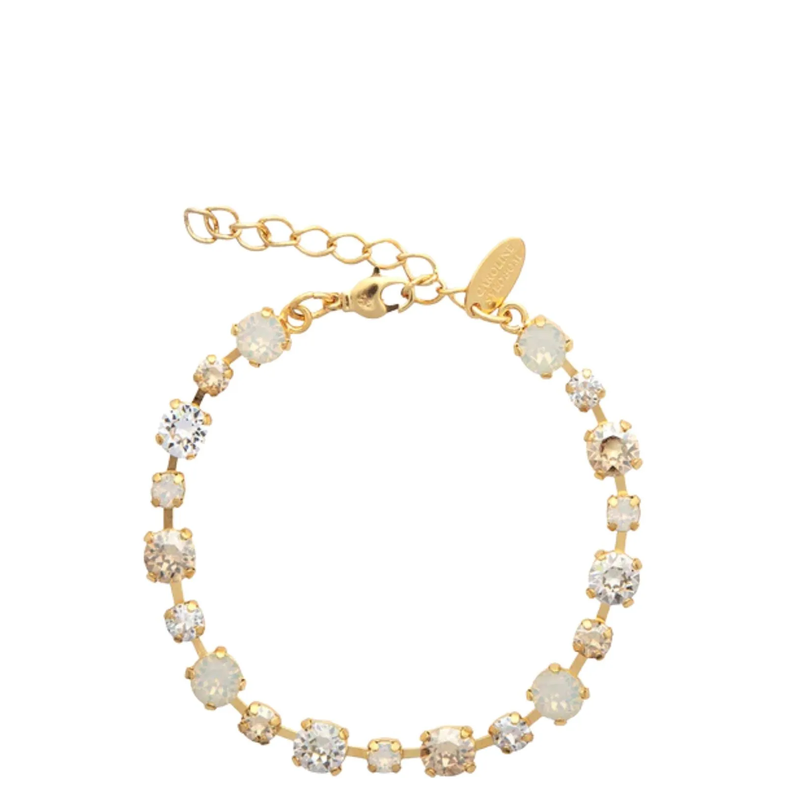 Caroline Svedbom Gold Calanthe Bracelet - White Combo