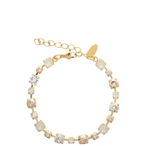 Caroline Svedbom Gold Calanthe Bracelet - White Combo