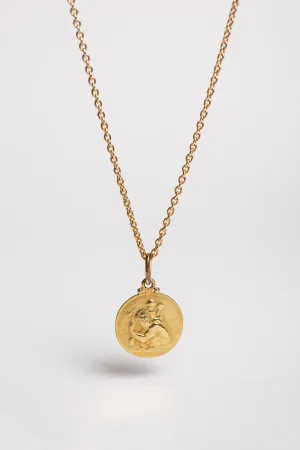 CARTIER | 1930'S ST. CHRISTOPHER PENDANT WITH CHAIN