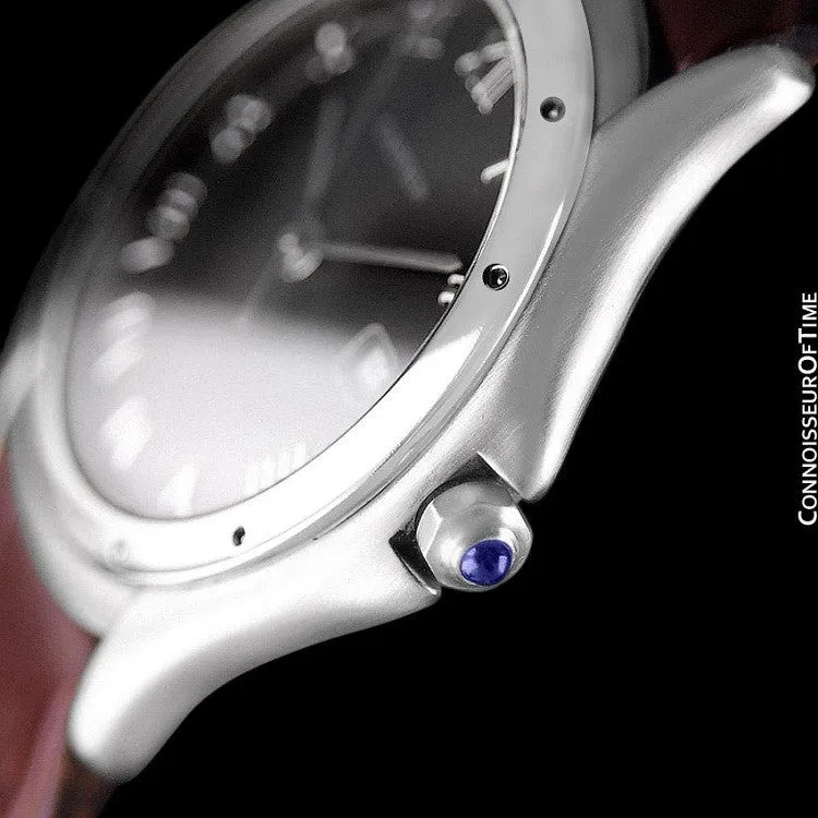 Cartier Cougar (Panthere) Midsize Unisex Quartz Watch with Date - Stainless Steel