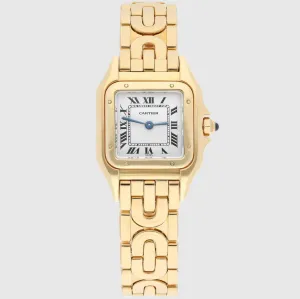 Cartier Panthere Art Deco Watch - 18k Yellow Gold - Small Women's Model